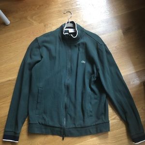 Lacoste Zip Up Sweater Jacket - Men’s Large